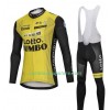 Combinaison Cycliste M/L + Collant à Bretelles 2018 LottoNL-Jumbo N001